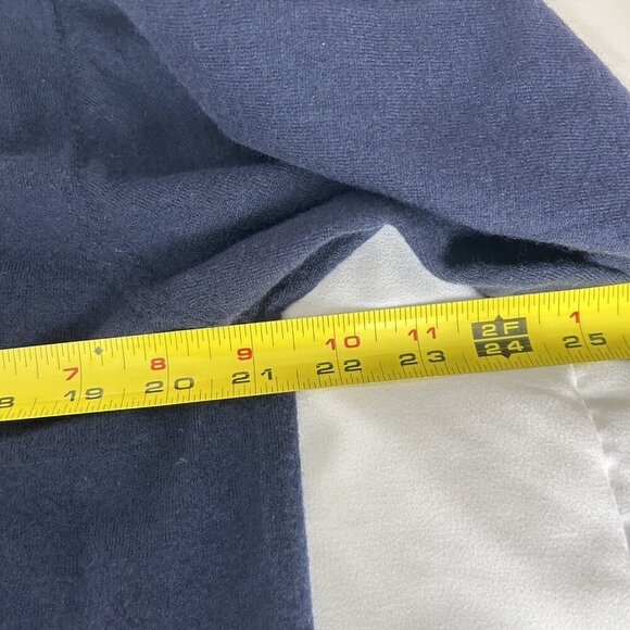 Kartel Sweater Pullover Mens XL Merino Wool 1/4 Zip Golf Pullover Navy Blue - Picture 5 of 8